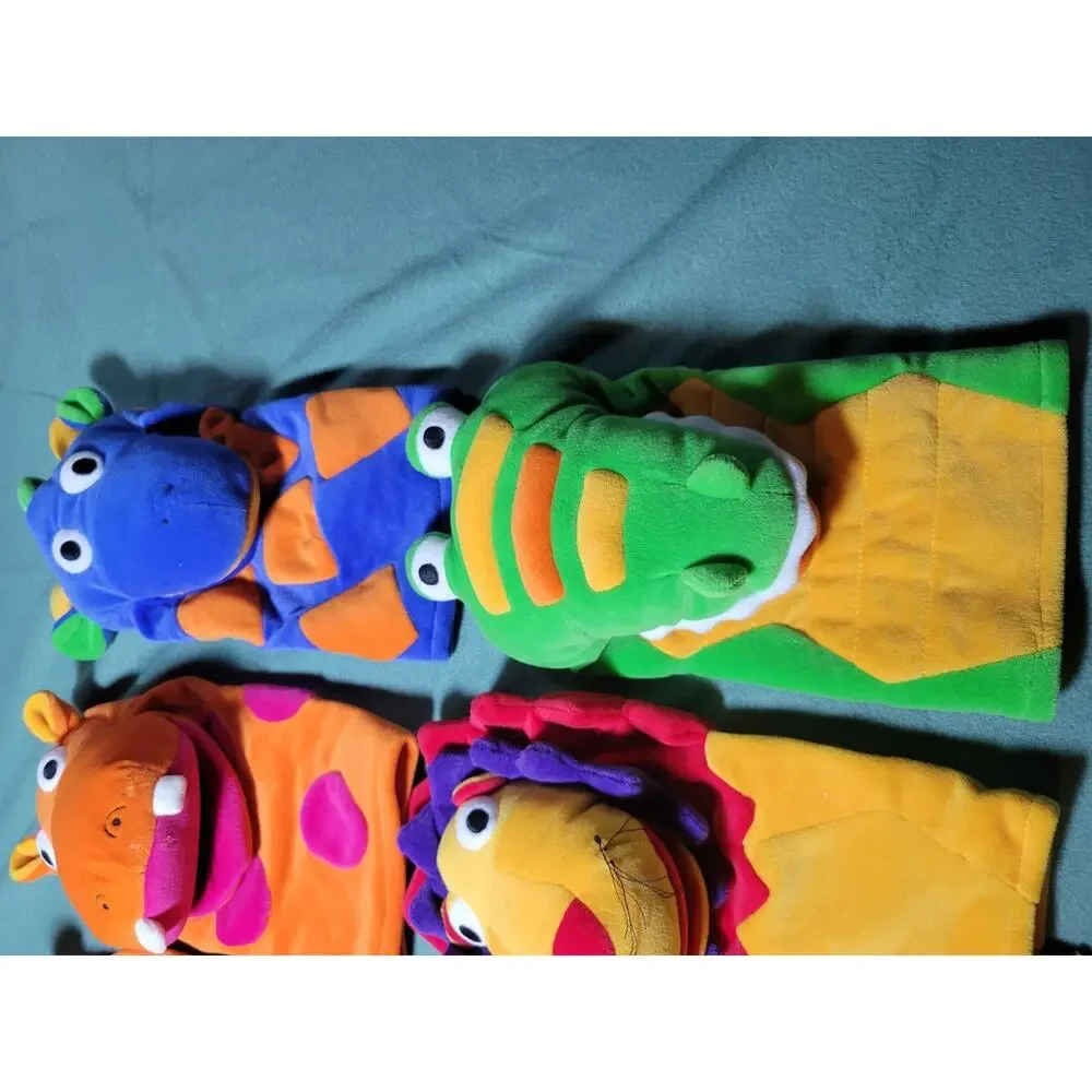 6 Gymboree vintage 1997 Lion Hand Puppet Plush Toy